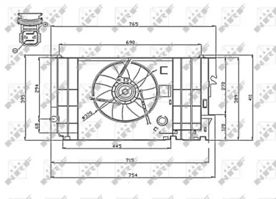 WILMINK GROUP wg1720665 -  Вентилятор, охлаждение двигателя
